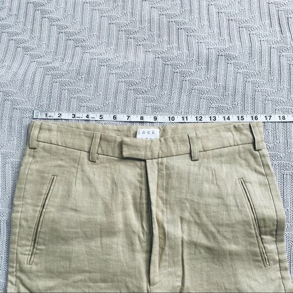 Vintage Jack Henry tan linen dress pants - Picture 5 of 7